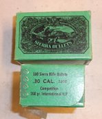 Sierra .30 Match King 168grs.
