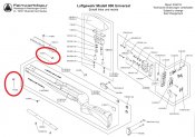 Skruv rostfri M5, kolvskruv främre 800Uni