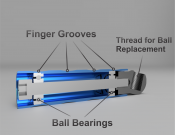 Ball Bearing Roller handle for Dillon XL650/750, RL550 (Aluminum)