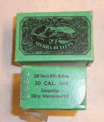 Sierra .30 Match King 168grs.