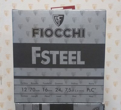 Fiocchi F Steel 24g 7,5 25st