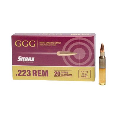 GGG .223 Sierra Match King 69grs. 20-pack
