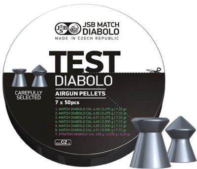 JSB Match Diabolo, Test Pistol 4,49, 4,50, 4,51mm